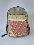 Striped red laptop bag